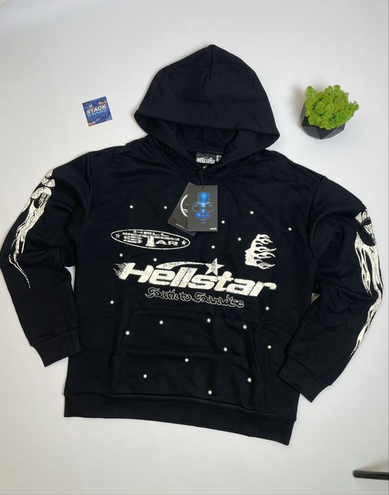 Худи Hellstar / S, M, L / corteiz, bape
