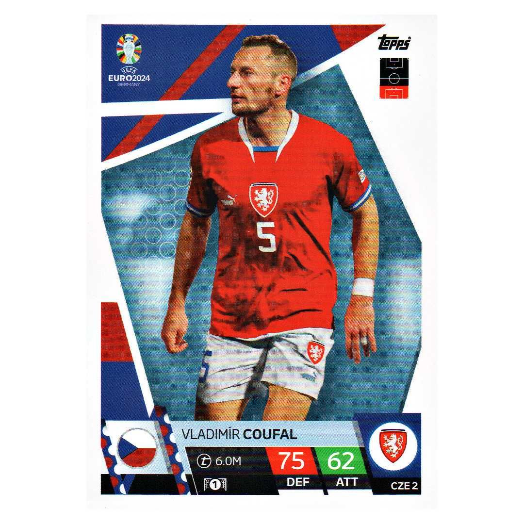 Karta Topps Euro 2024 Vladimir Coufal Cze 2