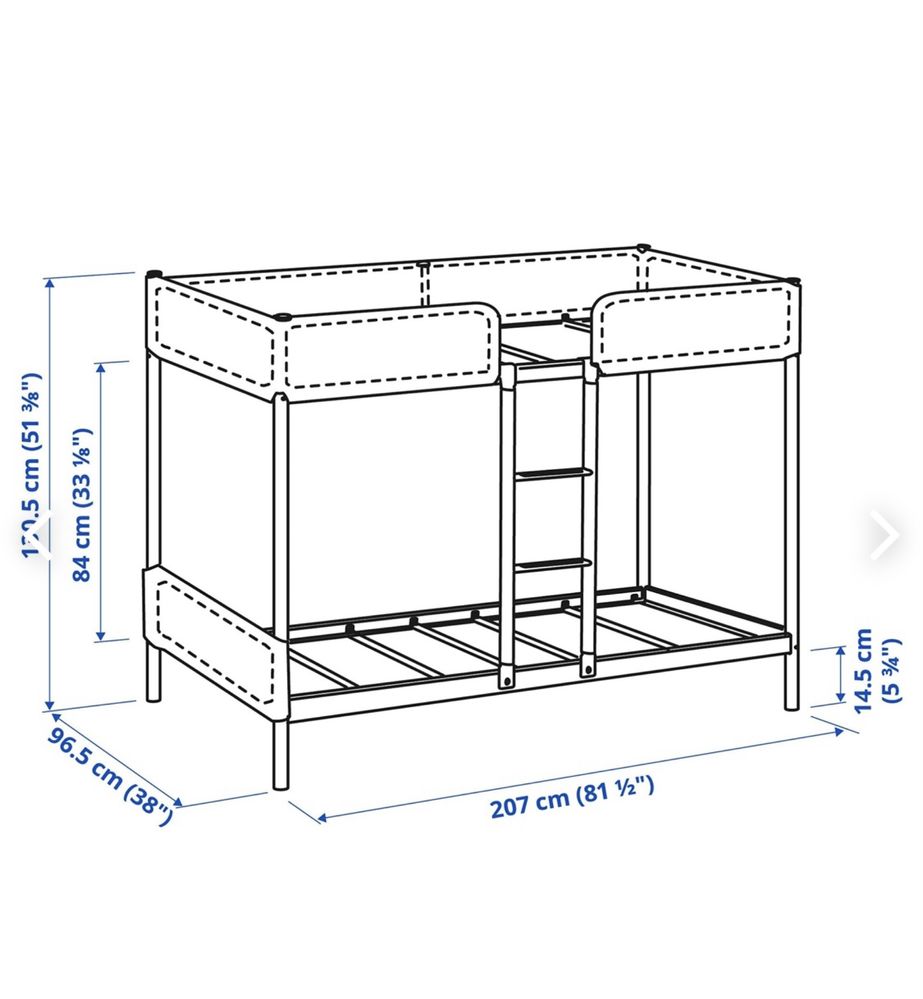 Двоярусне ліжко/двухярусная кровать IKEA