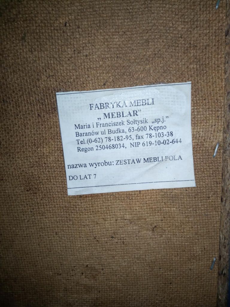 Meblościanka młodzieżowa Pola