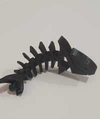 12cm brylok rekin - czarny