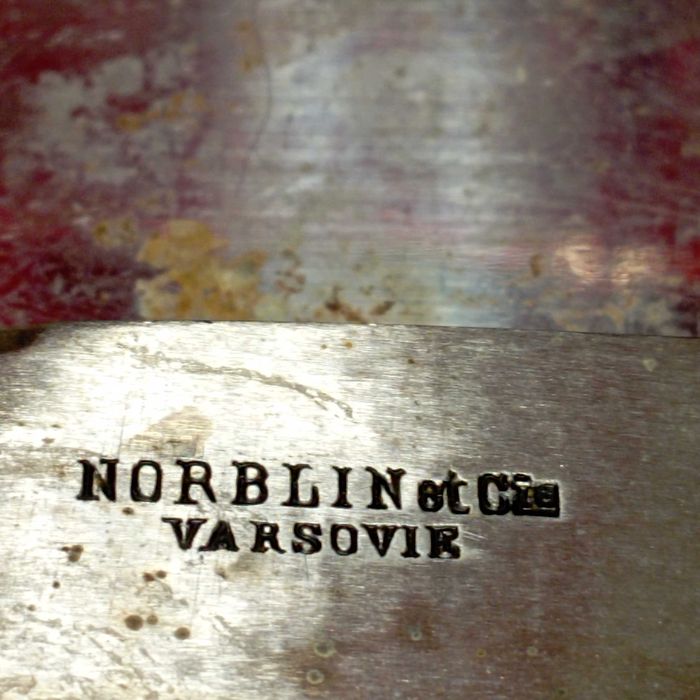 Sztućce Norblin i SK BM et.Cie. Varsovia. Przedwojenne posrebrzane