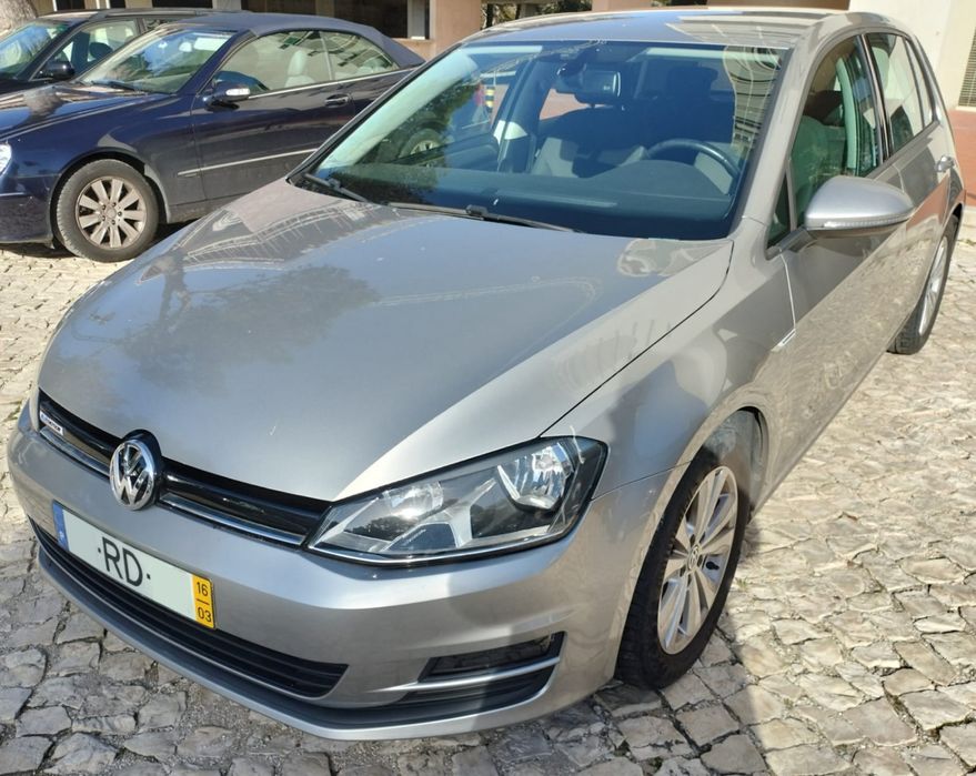 Volkswagen GOLF 1.6 TDI Confortline Bluemotion cx6 5P Cinza
