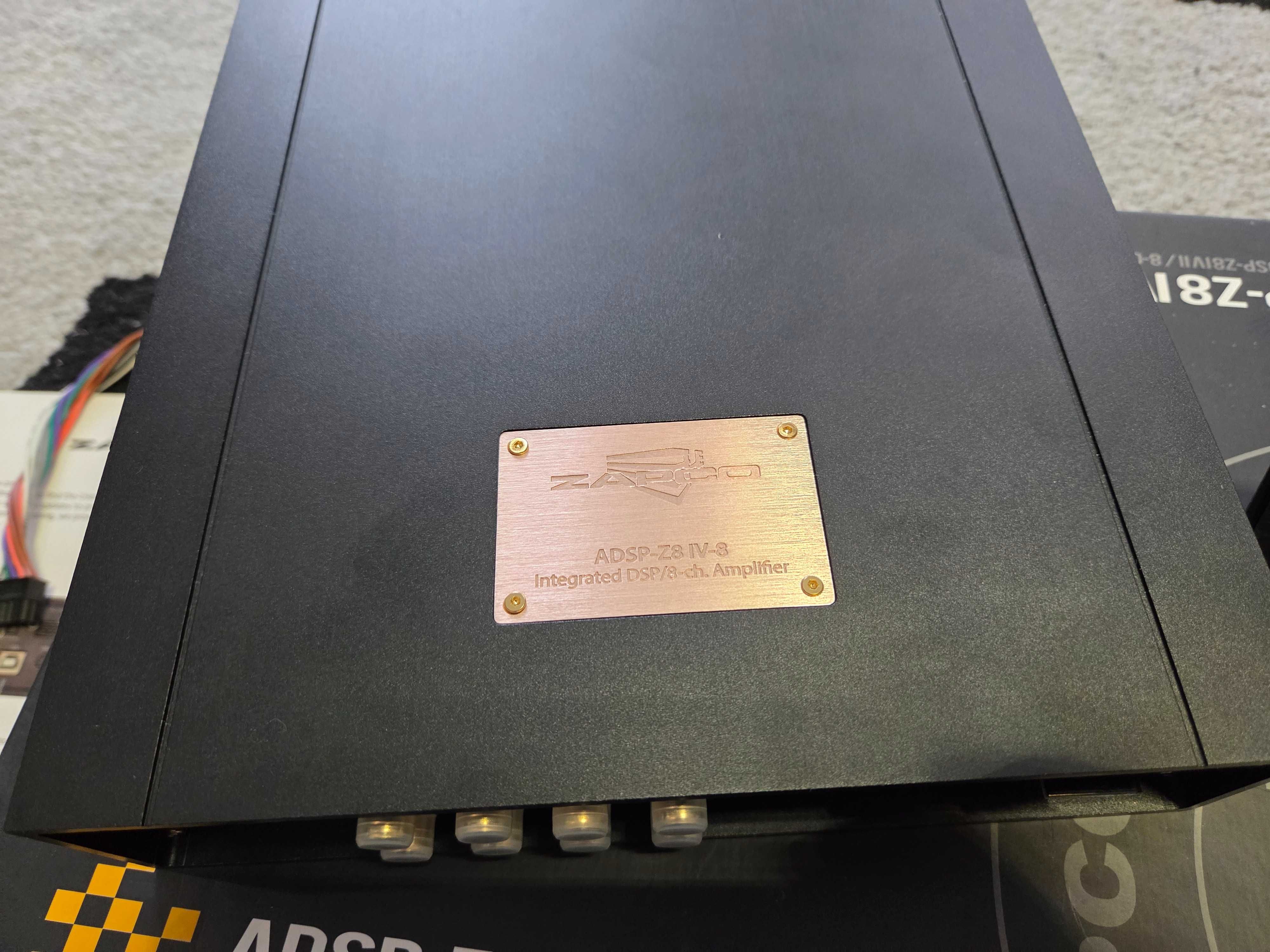 Zapco ADSP-Z8IV-8. Procesor DSP z 8 kanałowym wzmacniaczem. Nowy.