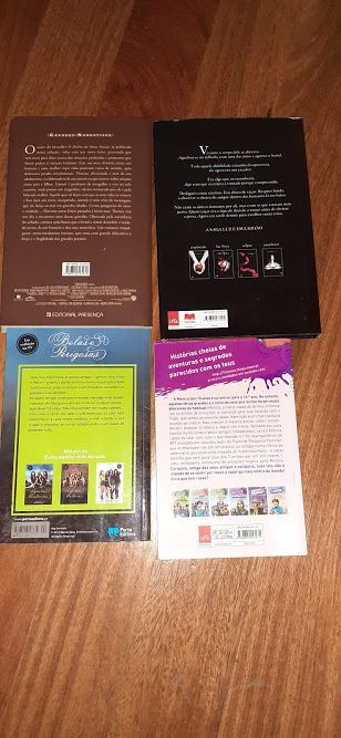 Livros de diversos temas.