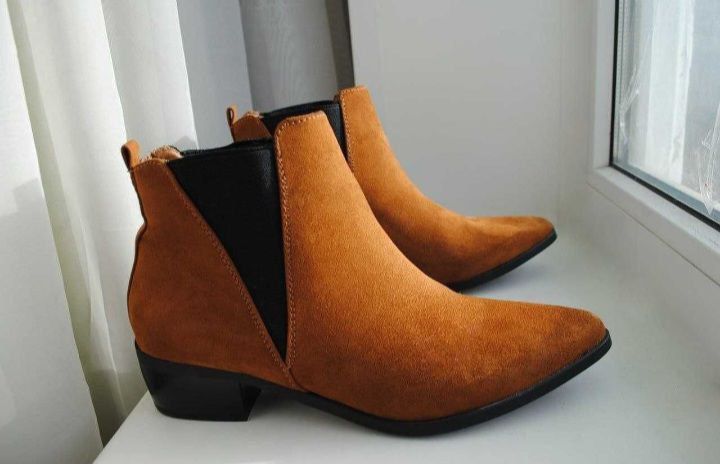 Челси/Казаки/ковбойки. Ботинки на низком каблуке. Черевики ботильйони