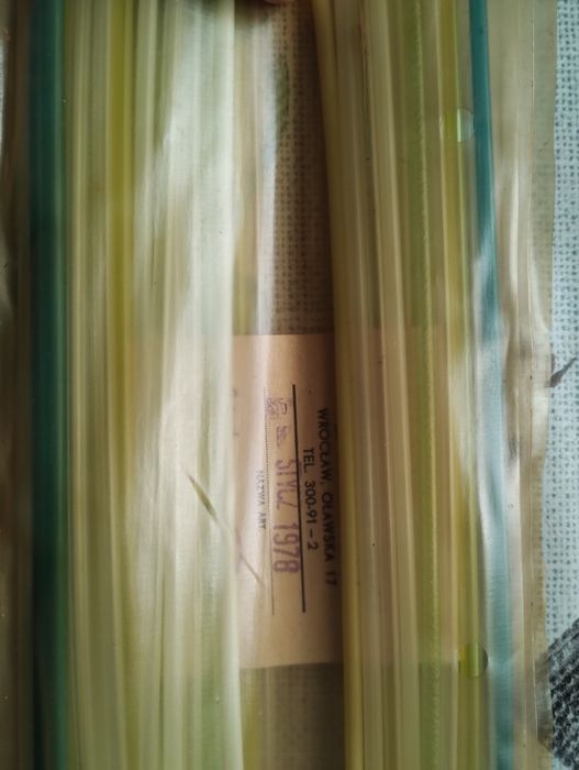 Rurki plastikowe PRL 1978 rok dwa opakowania NOWE