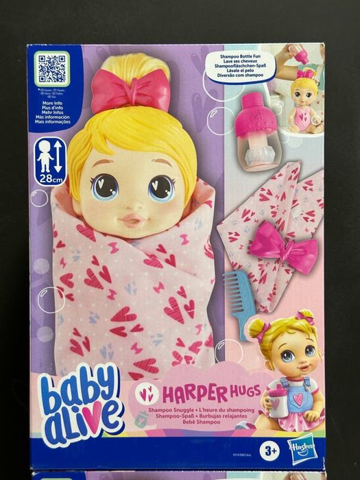 Лялька для купання Baby Alive Shampoo білявка Харпер з аксесуарами