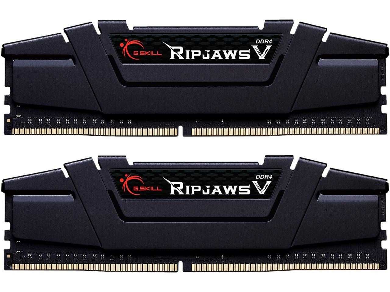 Samsung B-Die G.Skill RipjawsV BLACK 32GB (2x16) 64GB DDR4 3000 C14