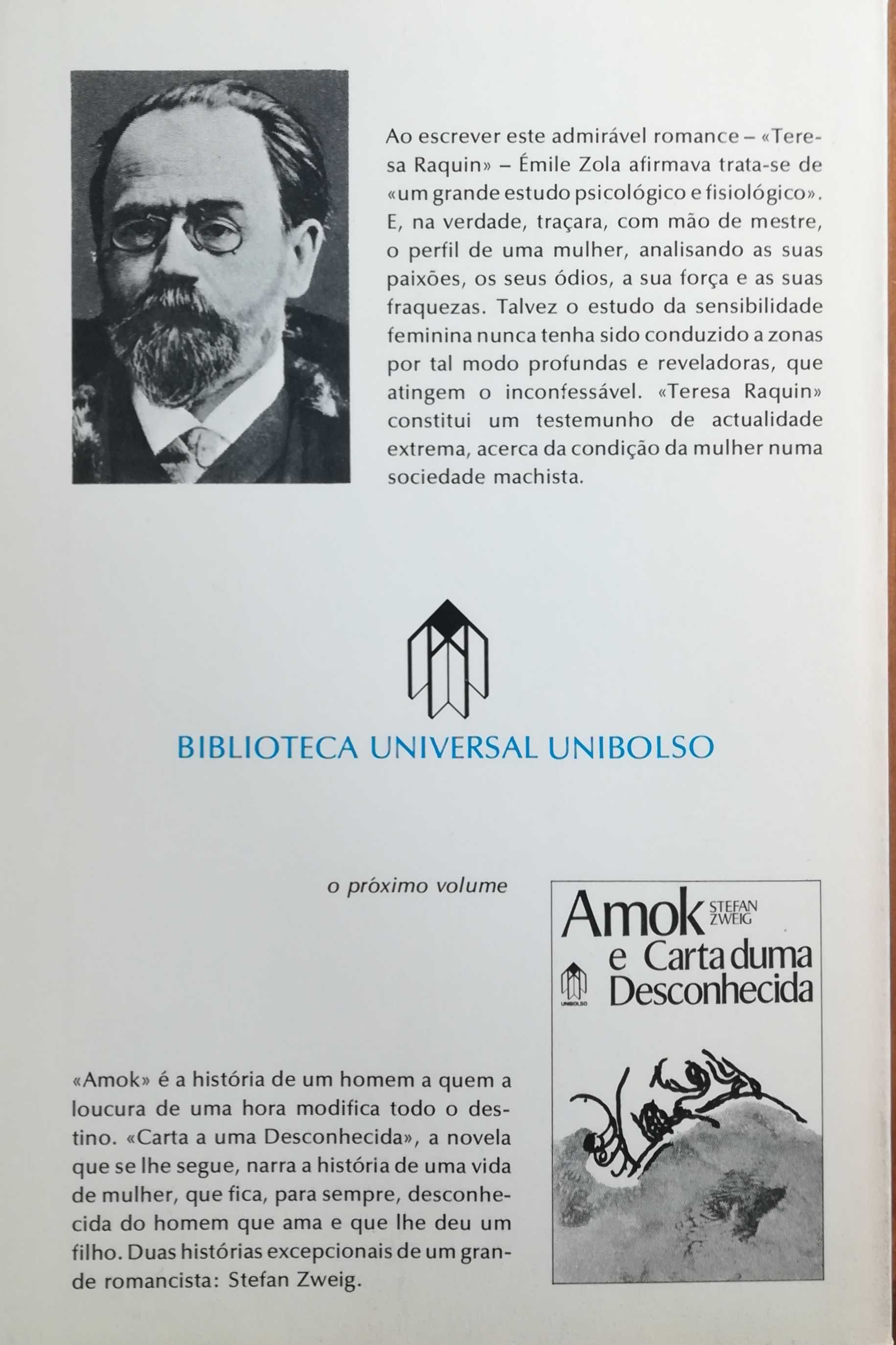 Livro - Teresa Raquin - Émile Zola