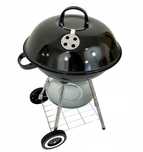 GRILL okrągły z POKRYWĄ kulisty węglowy