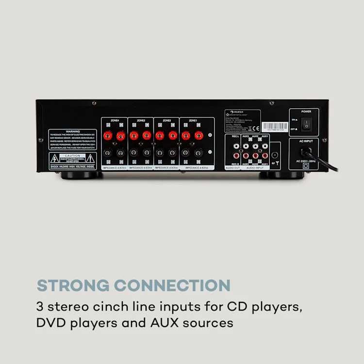 Auna AV2-CD850BT wzmaczniacz stereo