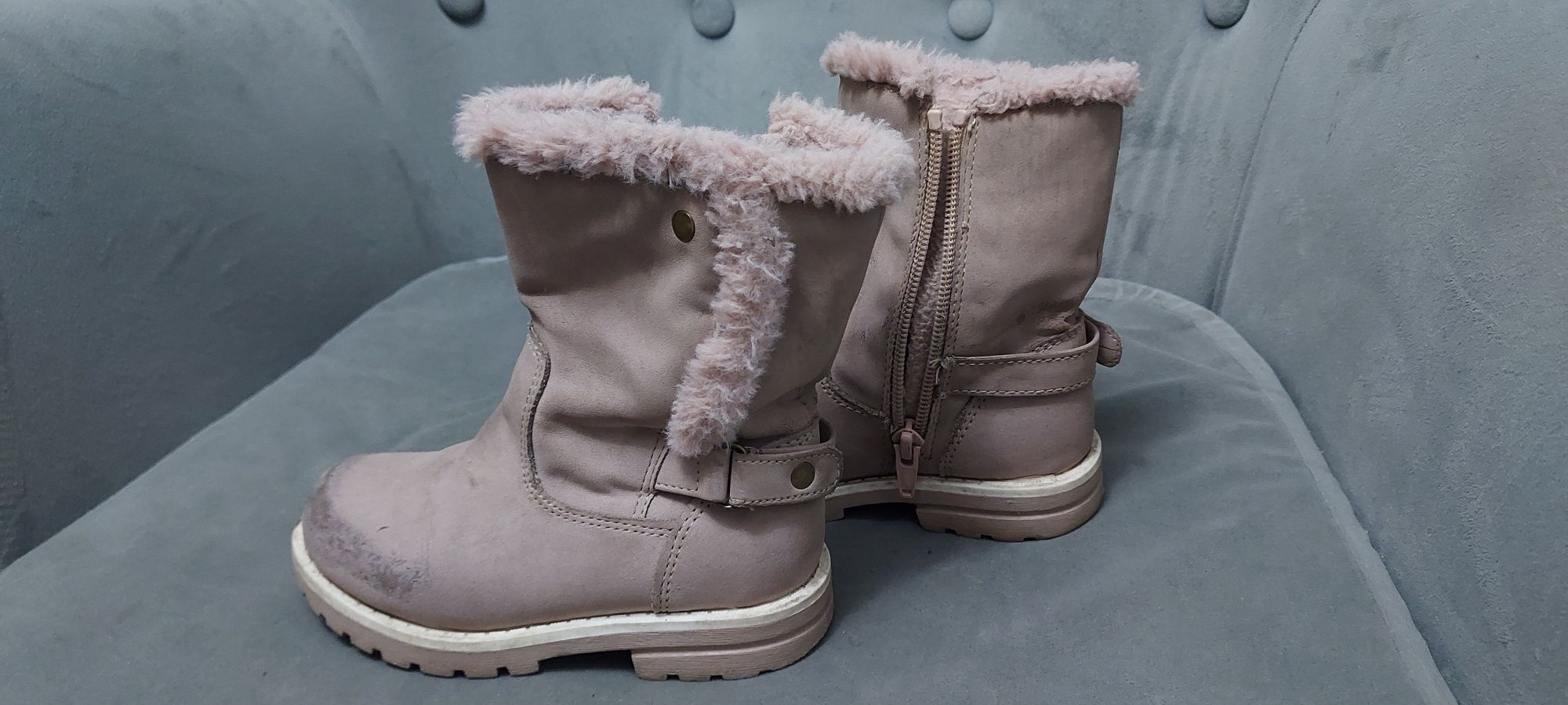 Buty,  botki zimowe, dziecięce,  rozmiar 25