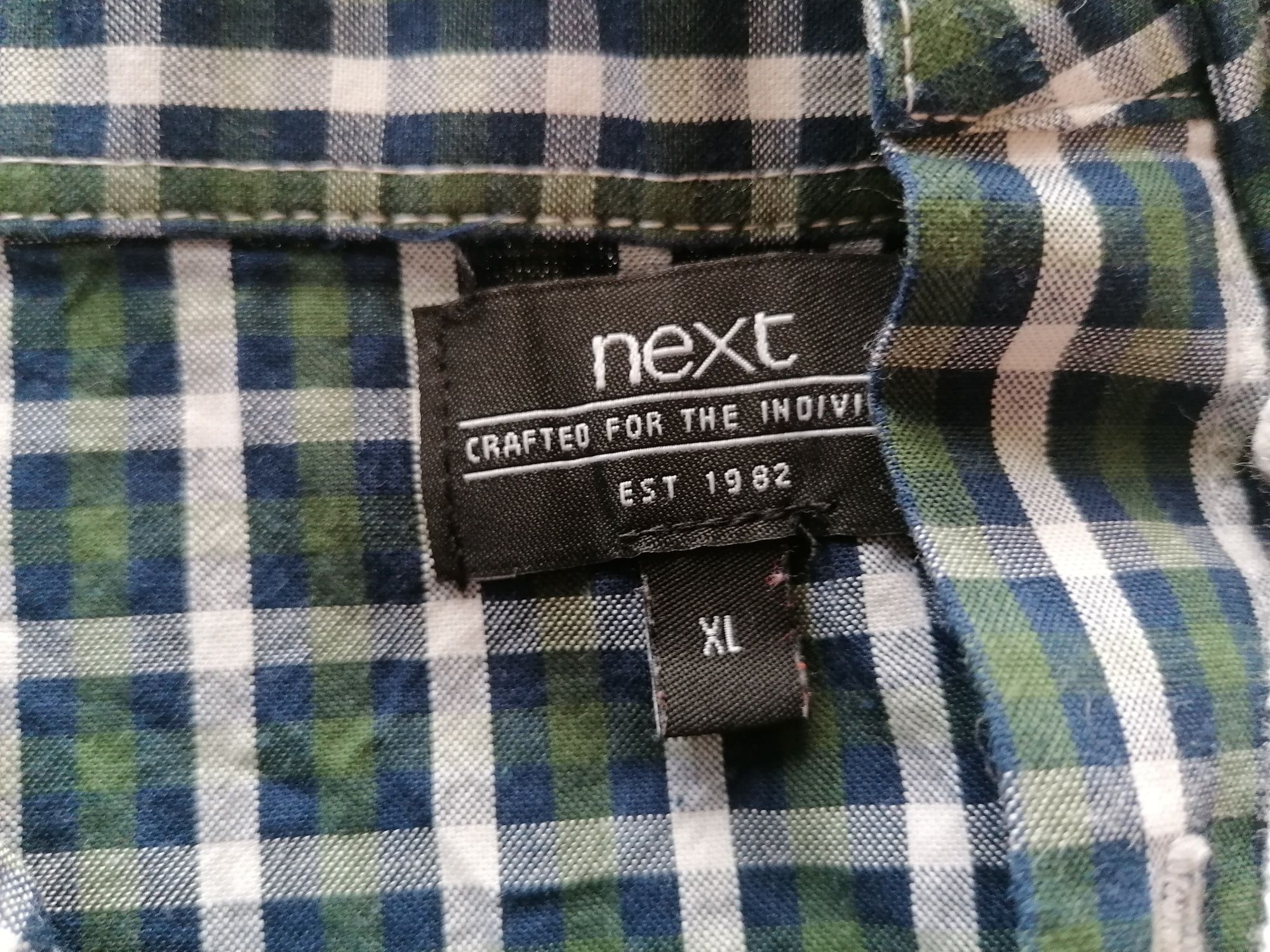 Lekki sweter Next z kołnierzykiem koszuli, rozmiar XL
