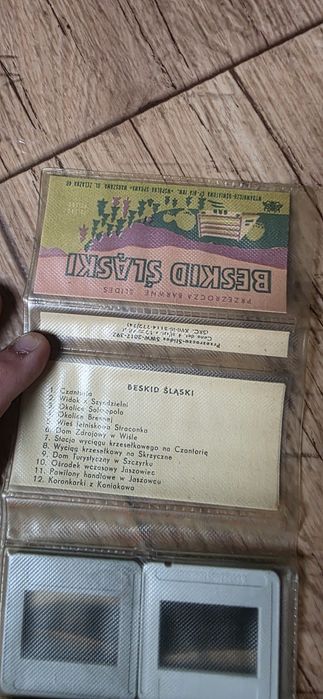 Stare klisze przezrocza rzutnik Bajki Beskid Śląski PRL antyk