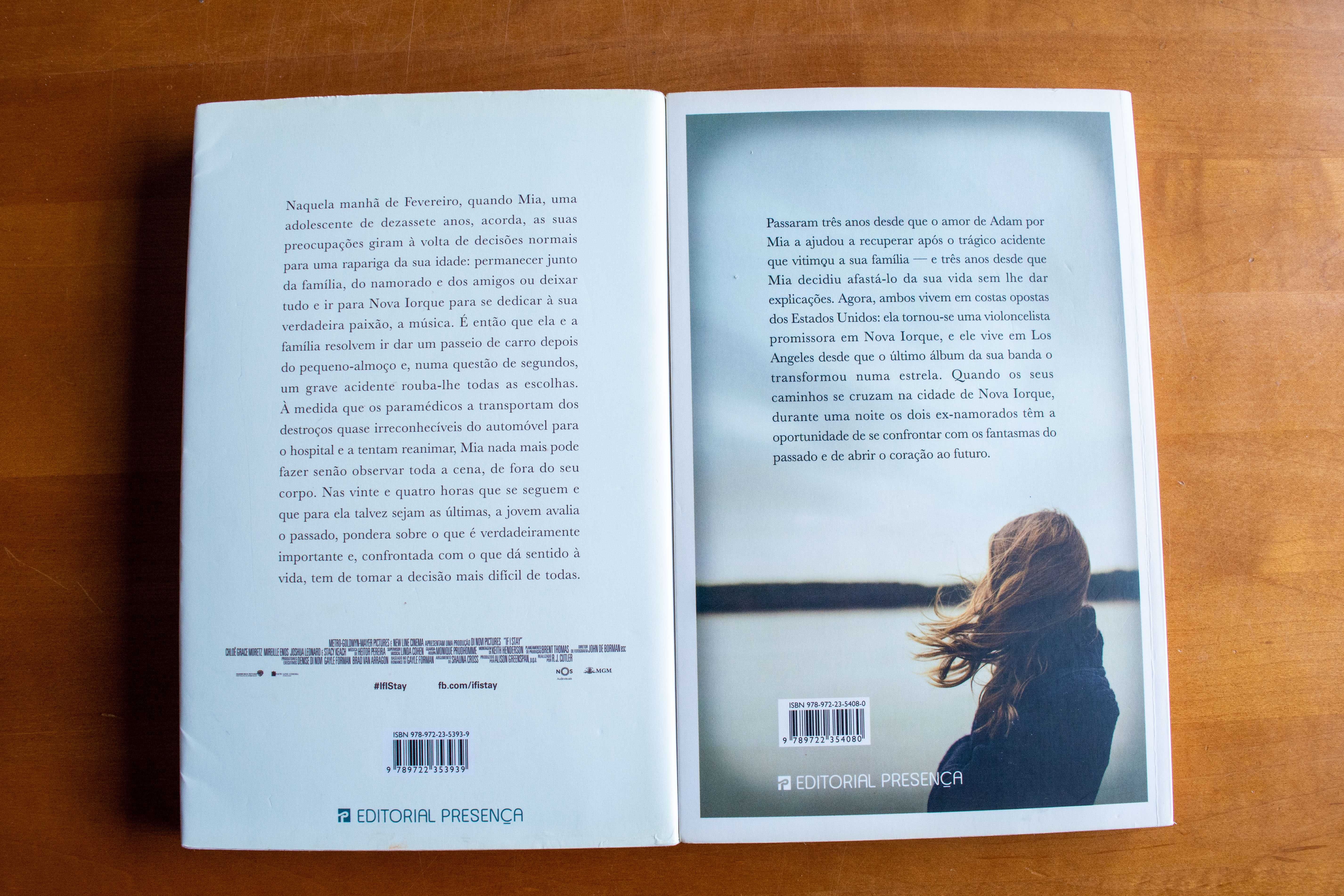 Venda de livros "Se eu ficar" e "Espera por mim" por Gayle Forman