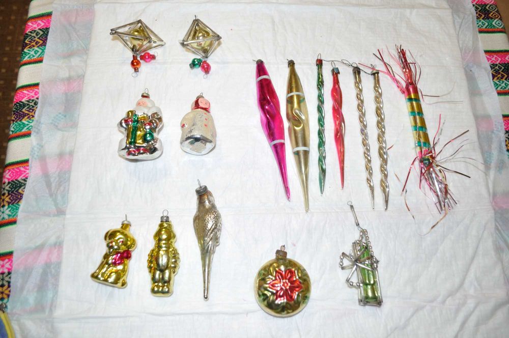 Новогодние игрушки времен СССР