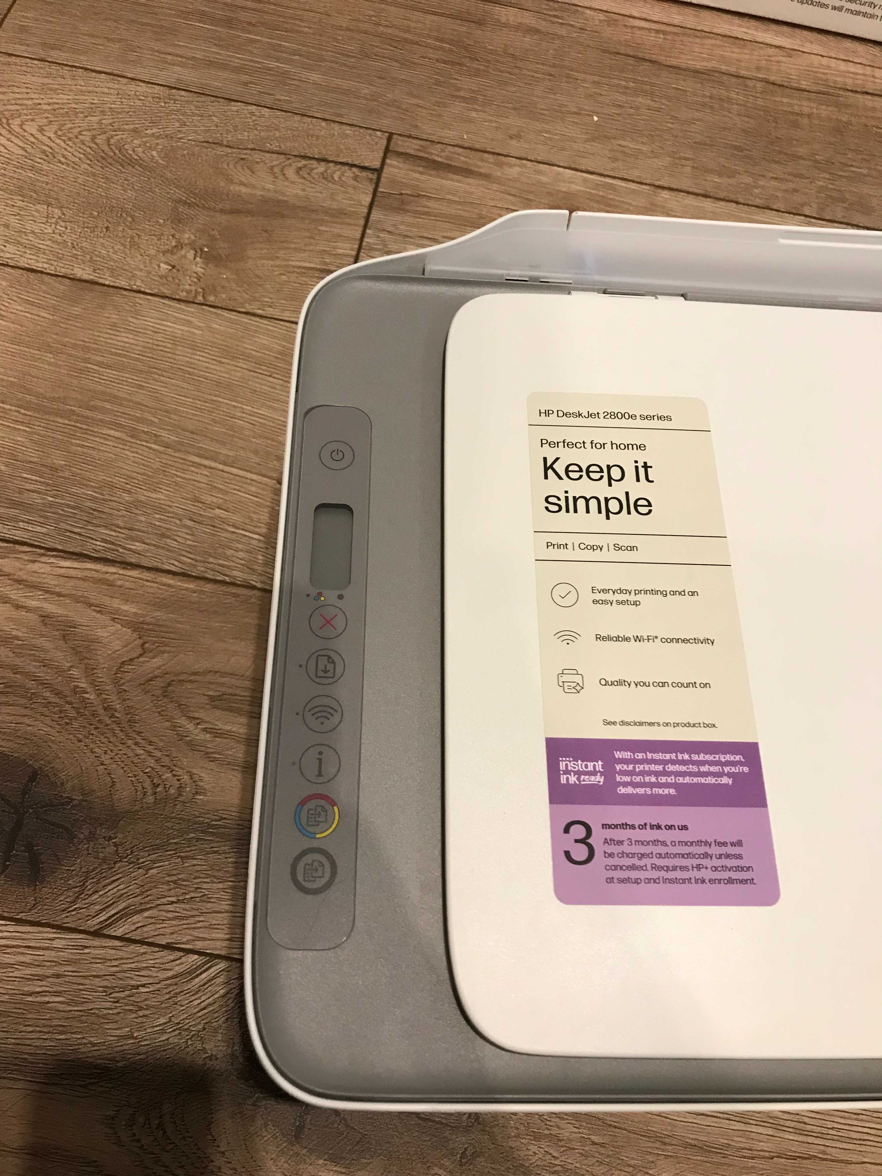 Urządzenie wielofunkcyjne HP DeskJet 2820e, Wi-Fi, Instant Ink