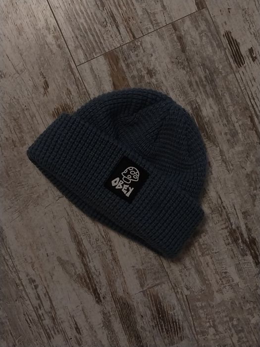Шапка біні obey унісекс y2k sk8 opium drill rap
