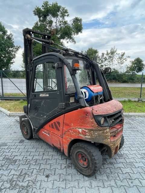 Wózek widłowy Linde H25T -02 EVO, 4 sekcje kabina H25 2014 r LPG