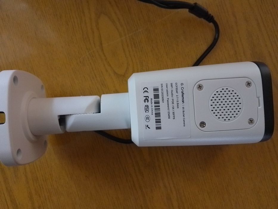 Камера відеоспостереження G. Craftsman  POE  IP Camera Sony 2.7 - 13.5