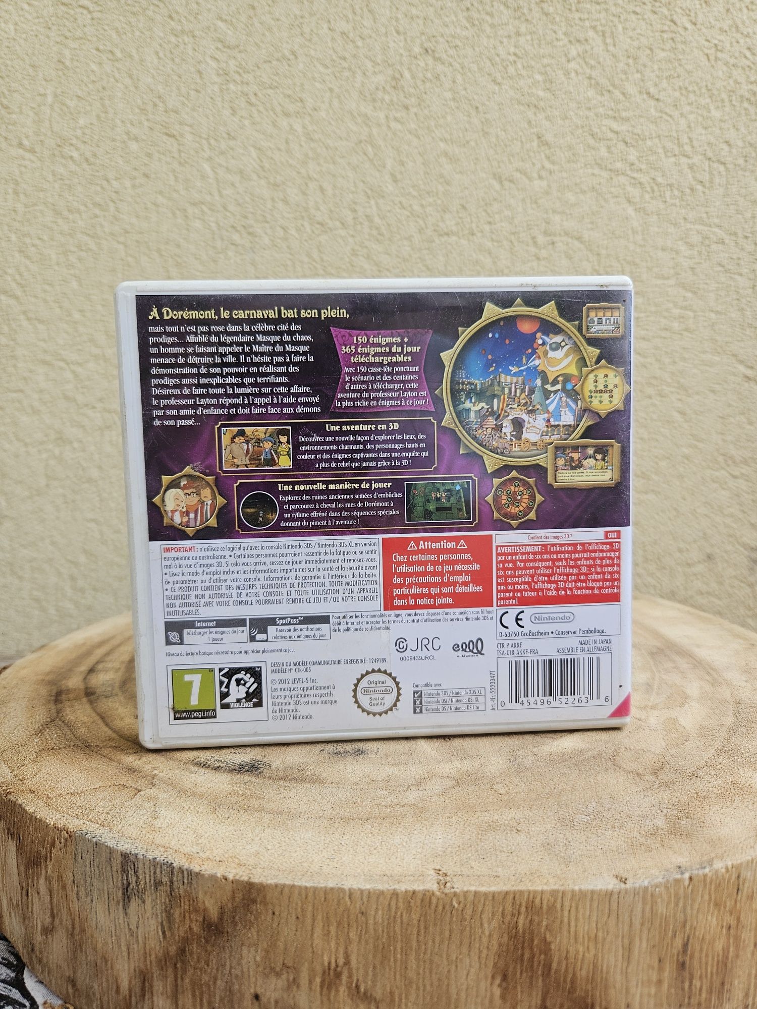 Professor Layton and the Miracle Mask (Nintendo 3DS, FRA Version)