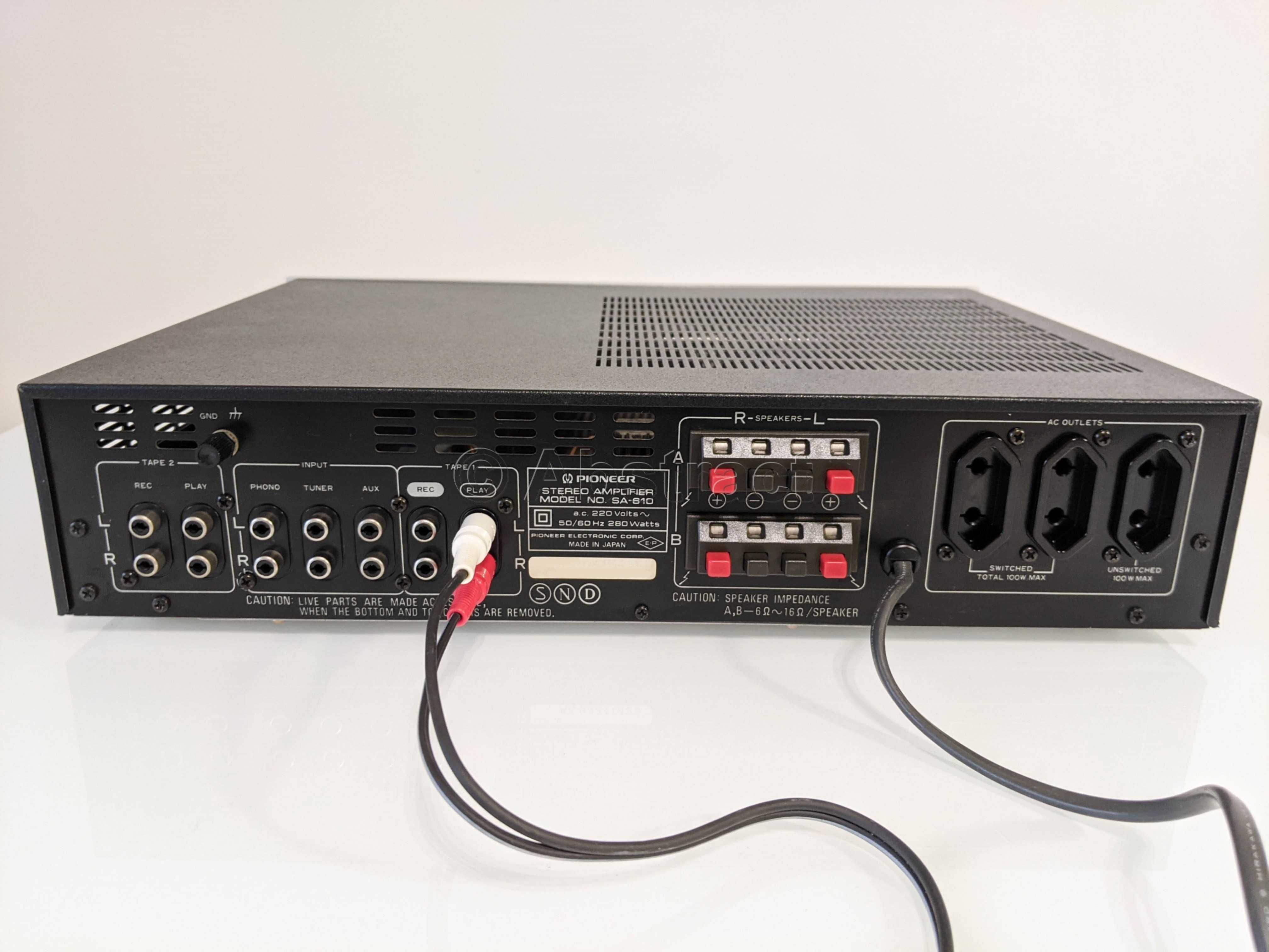 Pioneer SA-610 Amplifier Wzmacniacz - Japan 1980 Blue Line - Stan BDB