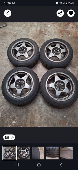 jantes Oz R15 4x100 e 4x108