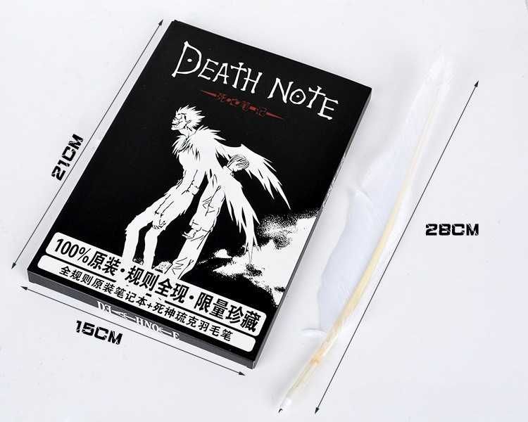 Блокнот Death Note аниме Тетрадь смерти - 80 листов - с ручкой-пером