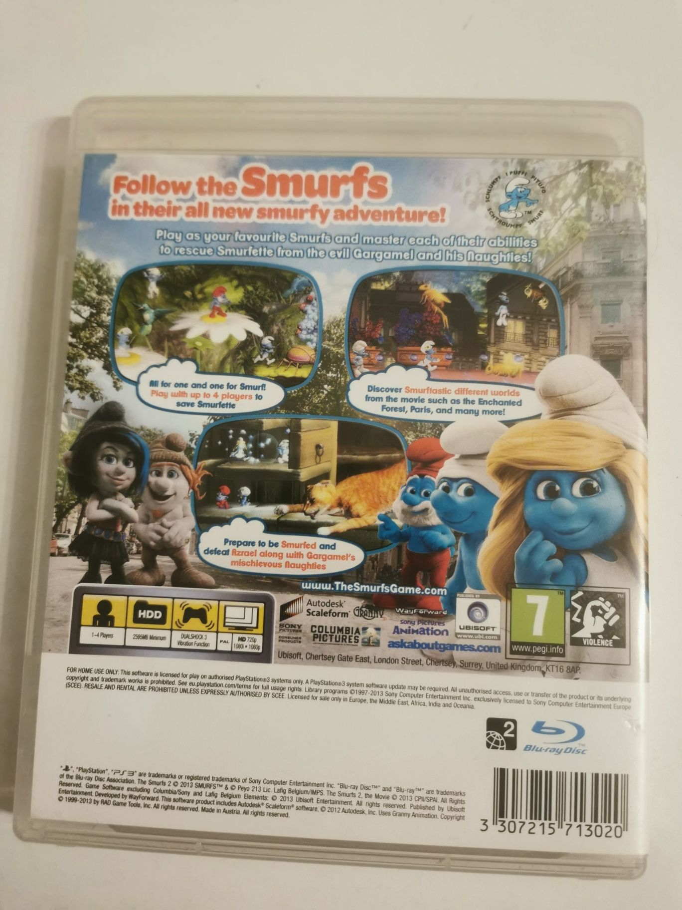 Gra Smerfy 2 The Smurfs PS3 Dla Dzieci Idealna