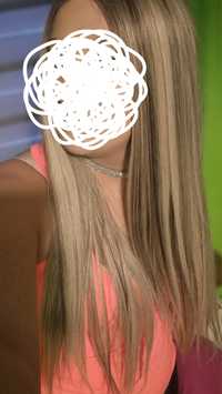 Peruka blond lace front