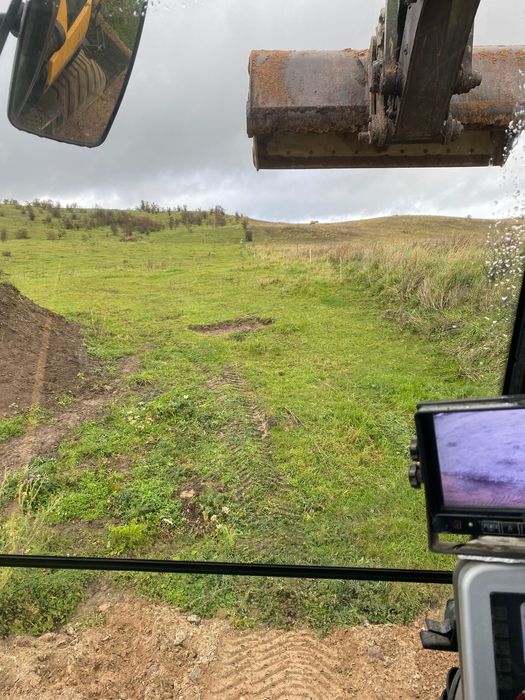 Usługi Koparką Ełk Olecko wykopy, prace ziemne, Mecalac 714