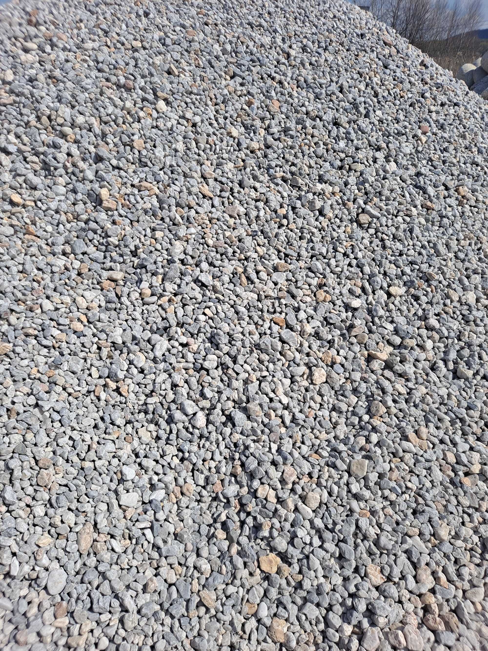 Kamień ozdobny ogrodowy, żwir otoczak lodowy 16-32 mm, wywrotka 3,5 t