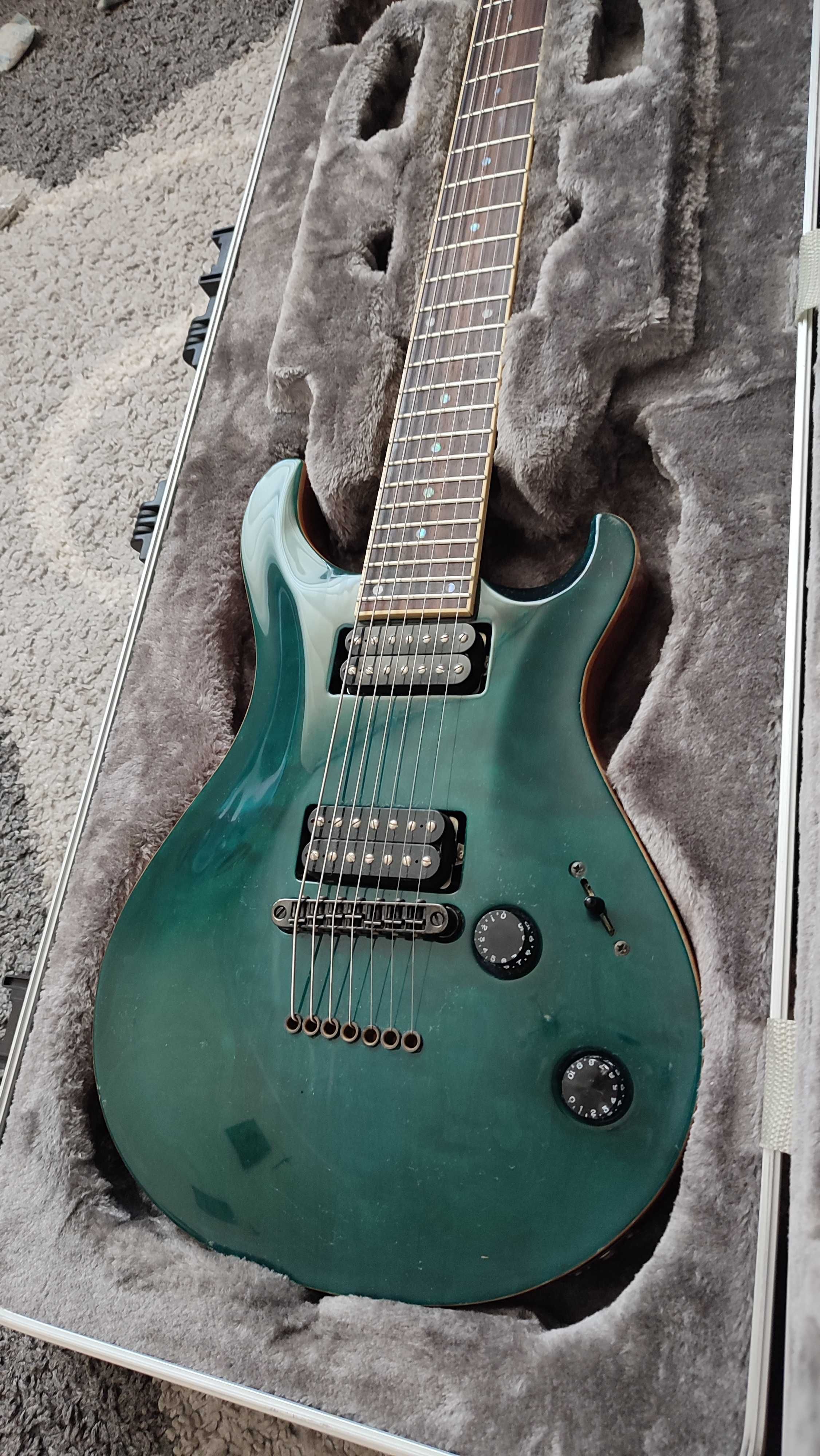 PAS Guitars 7 strun baryton 27 gitara lutnicza BKP Aftermath 2008 rok