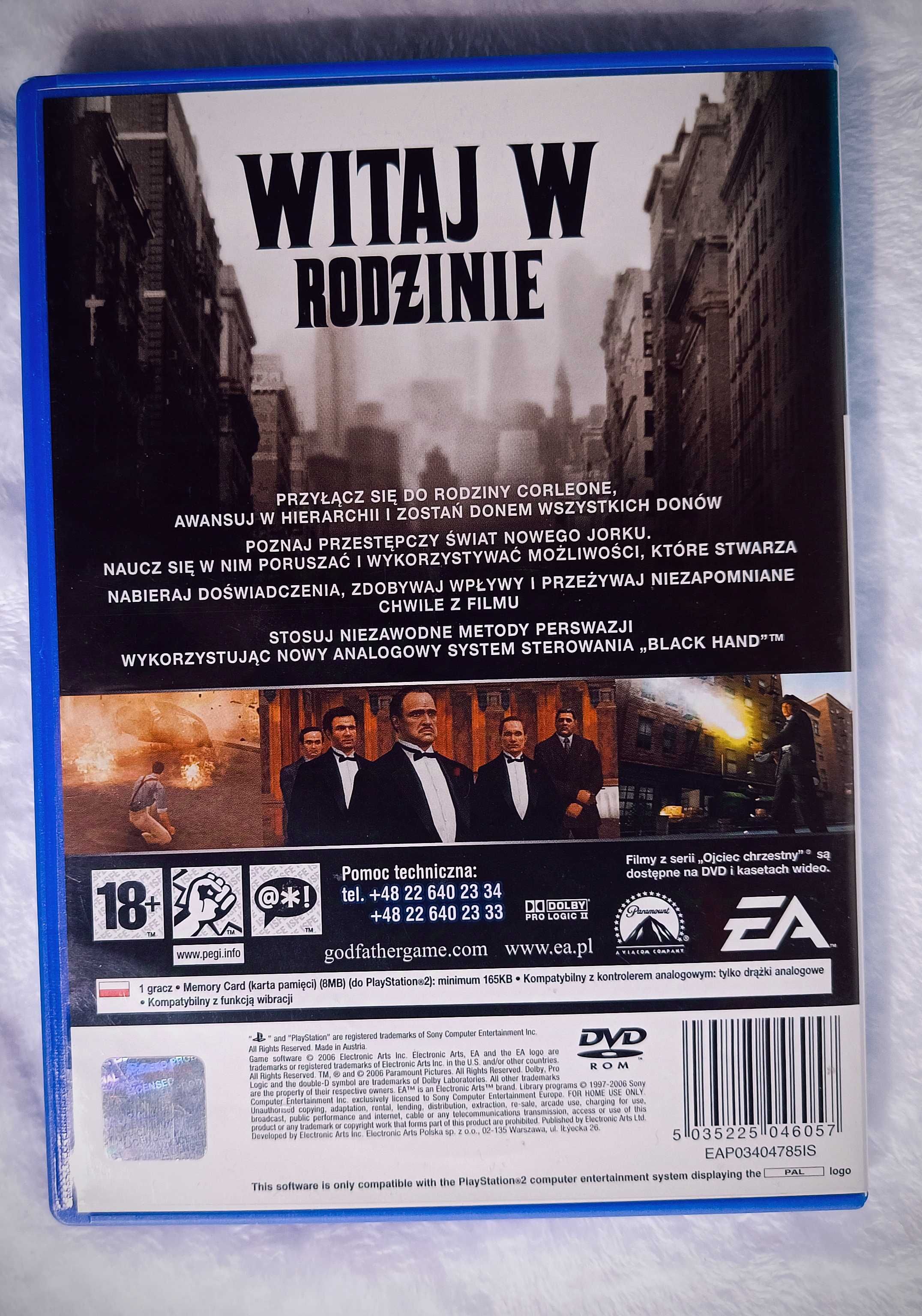 Ojciec Chrzestny The Godfather PL PS2