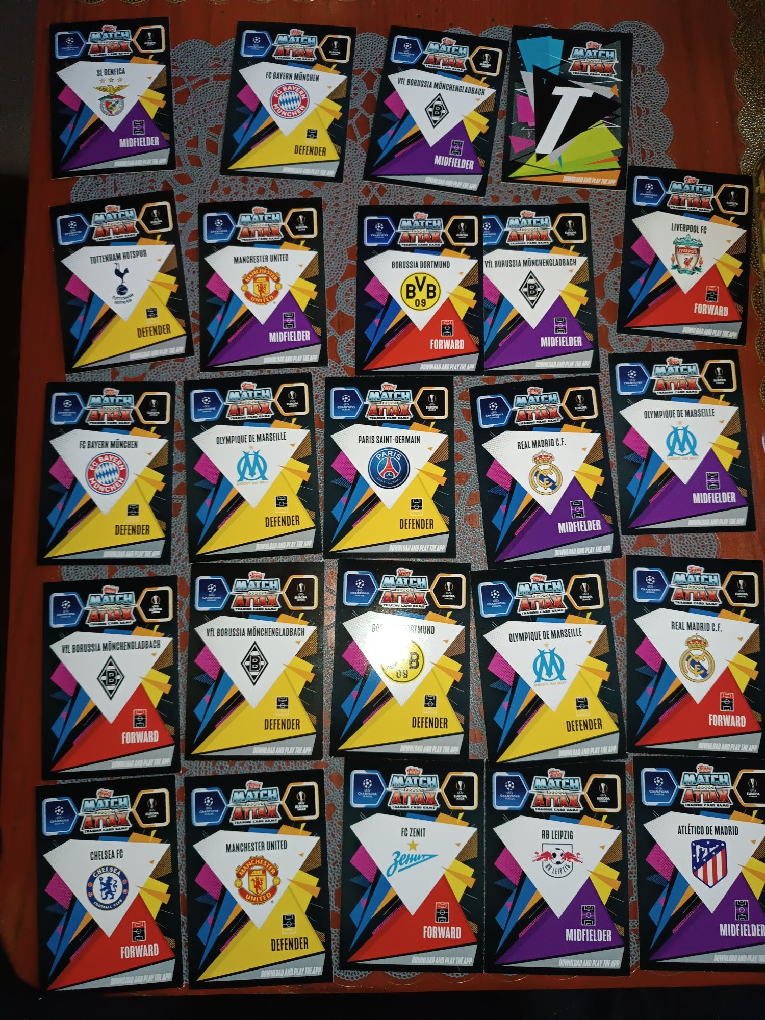 Karty pilkarskie match attax