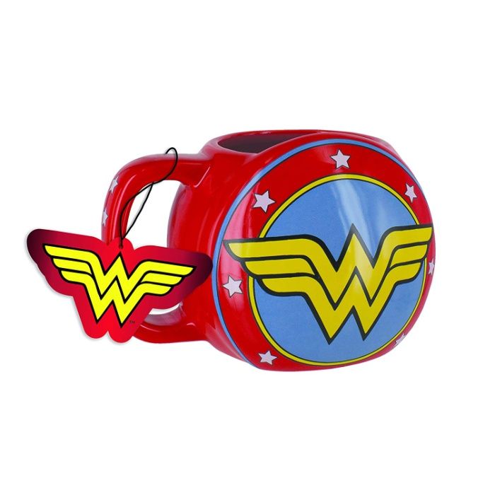 Caneca 3D Wonder Woman - DC Comics (novo)