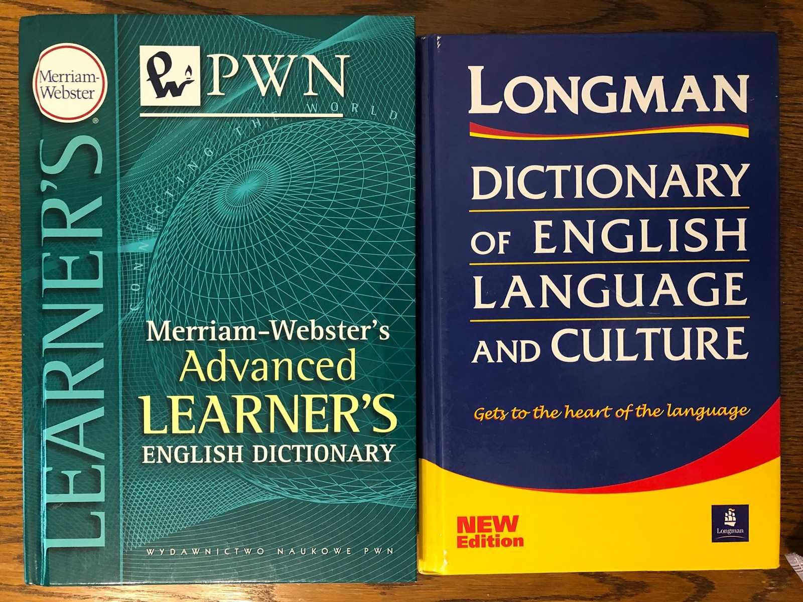 Słowniki: Longman, Merriam-Webster's + Gramatyka od A-Z