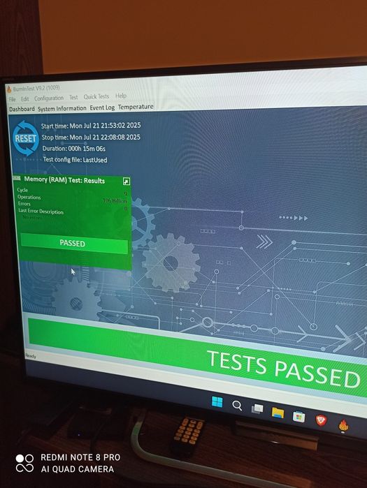 Memória RAM SODIMM 8 GB Kingston