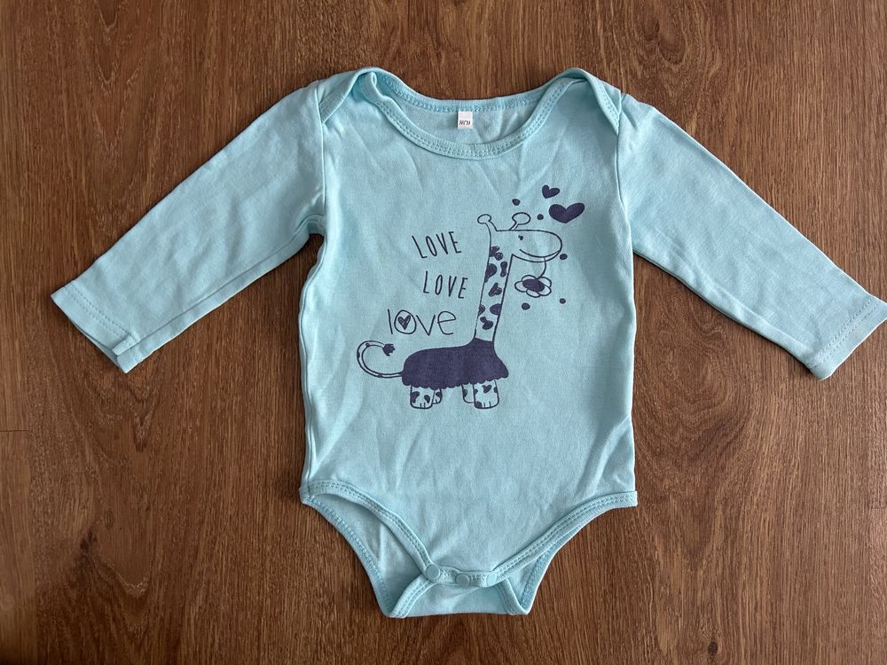 Niebieskie Body Niemowlęce 86 cm