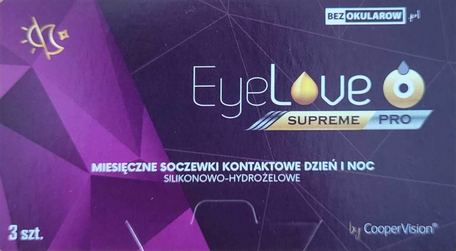 Soczewki Kontaktowe - EyeLove Supreme Pro -4.25 Tanio!