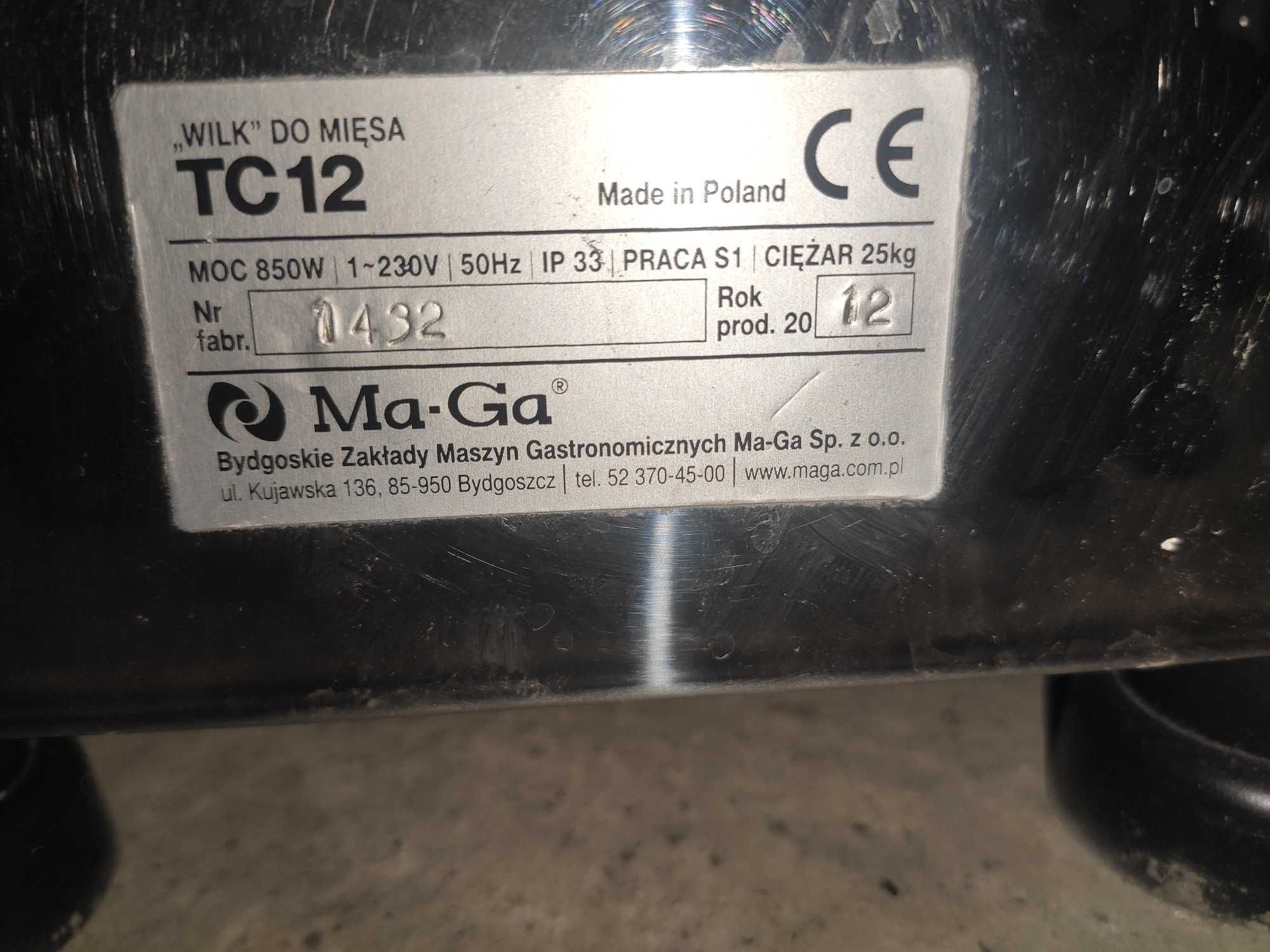 Wilk maszynka do mielenia mięsa Ma-Ga TC12