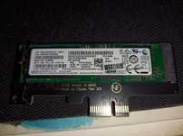 SSD nvme na pci ex. Adapter na nvme 256gb samsung