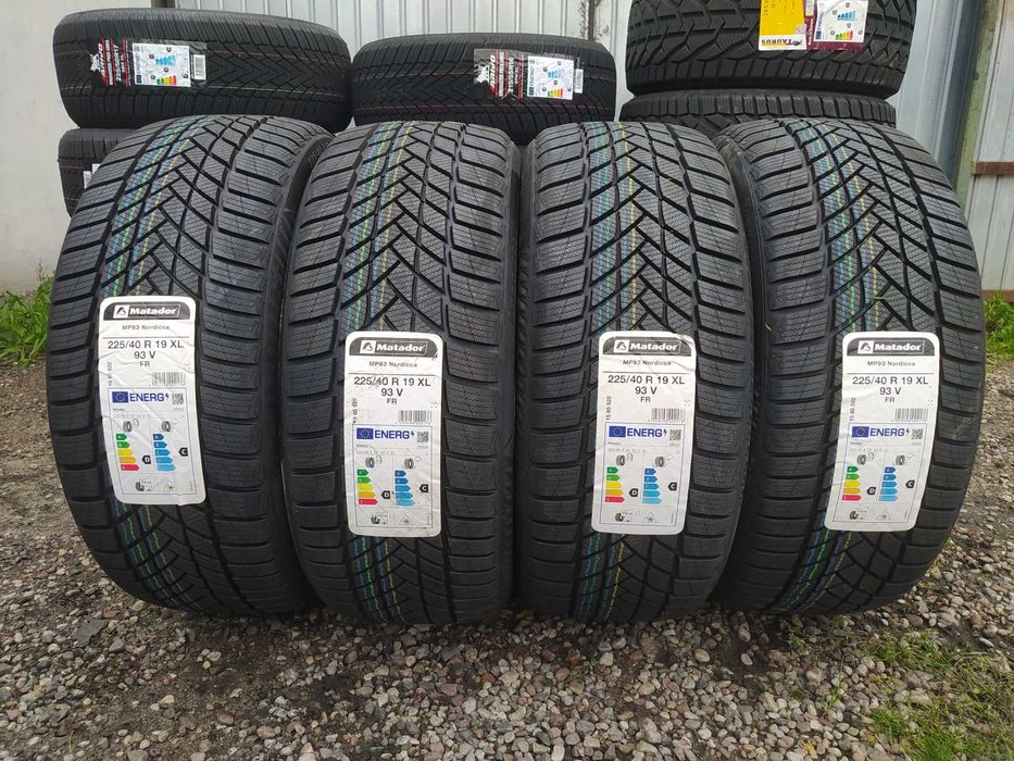 NOWE OPONY 225/40/19 MATADOR MP93 NORDICCA pr. Continental MONTAŻ! 25r