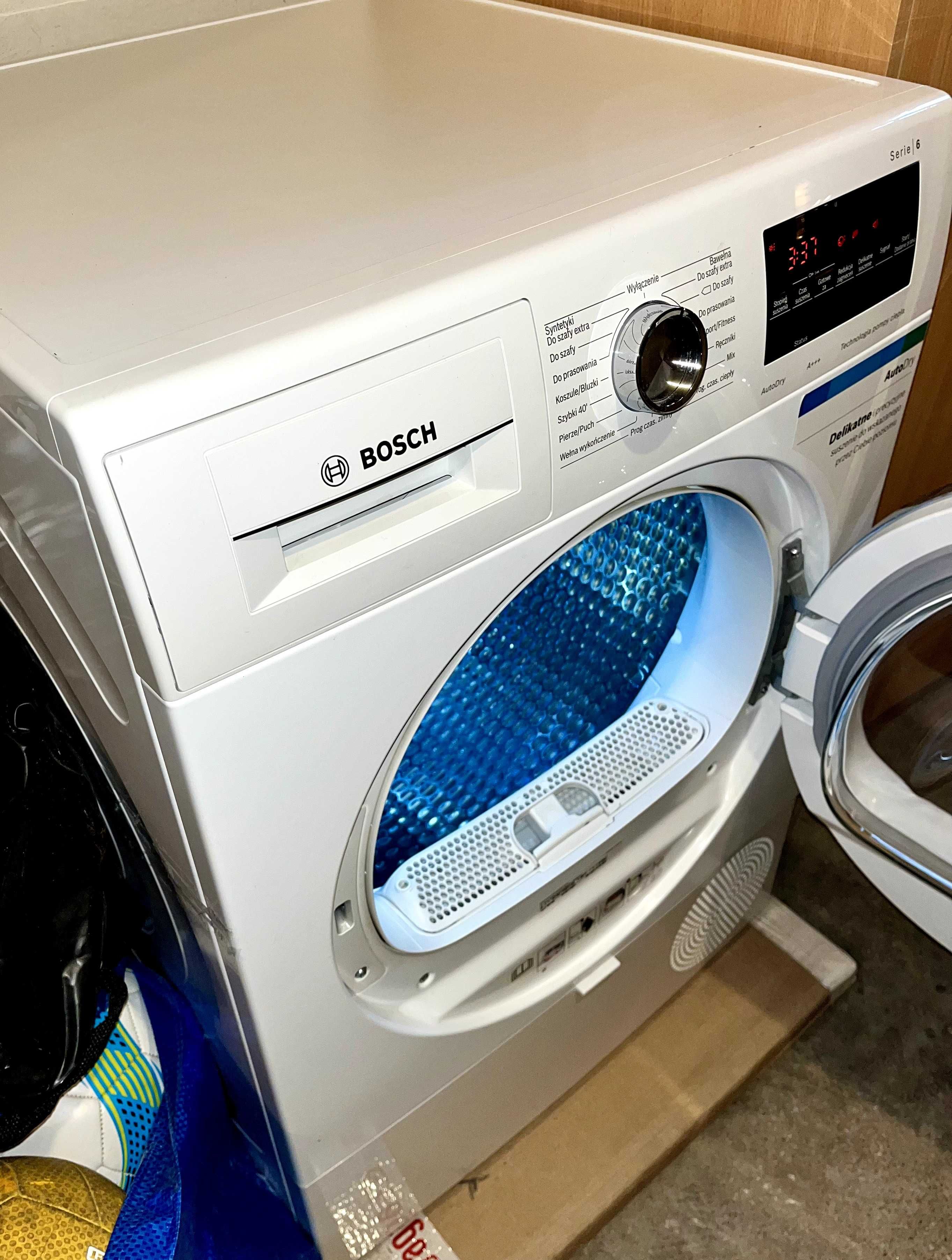 suszarka automatyczna Bosch Seria 6 z pompą ciepła WTR87TW0PL