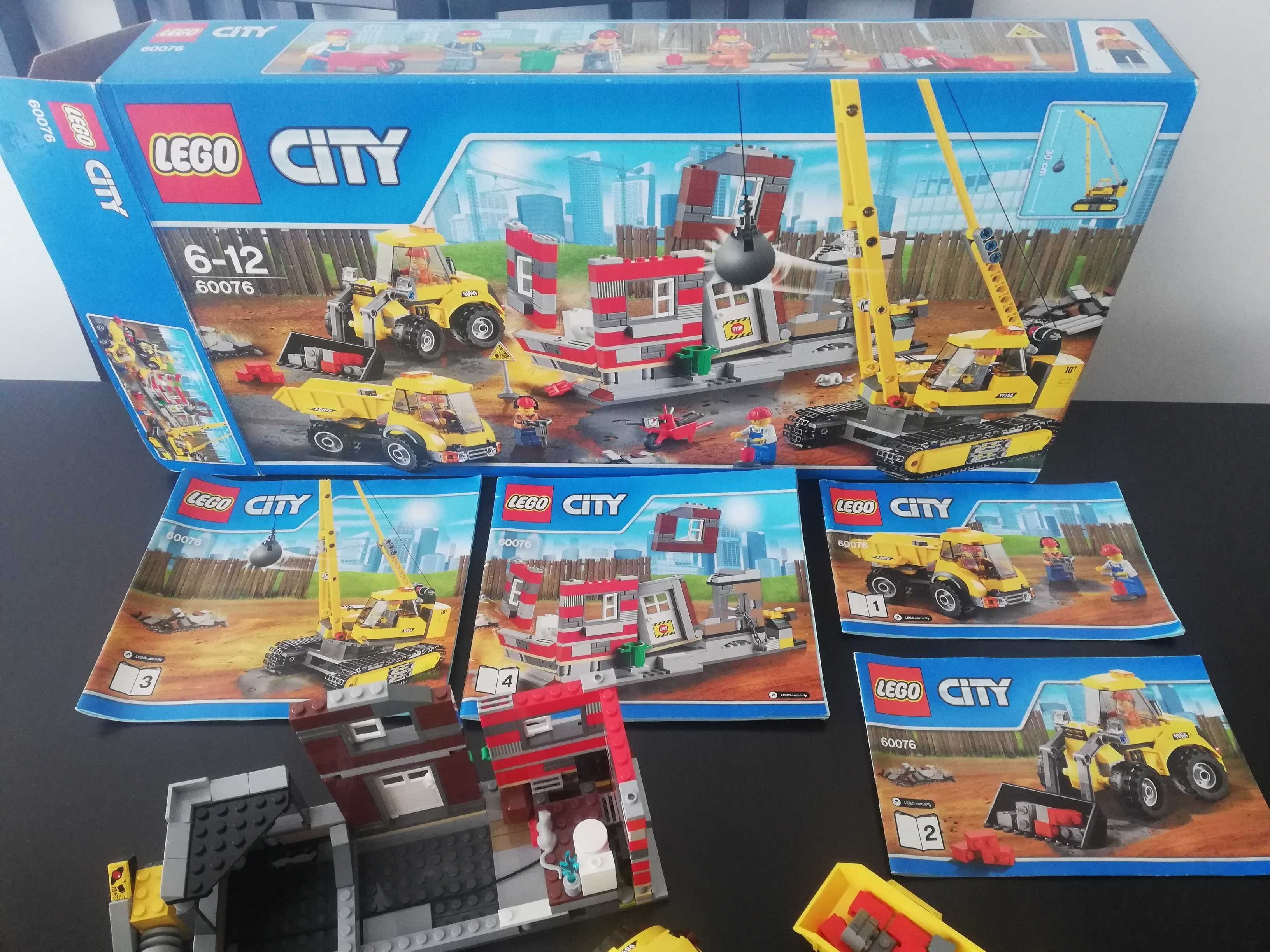 Lego City 60076 Rozbiórka z pudełkiem i instrukcjami