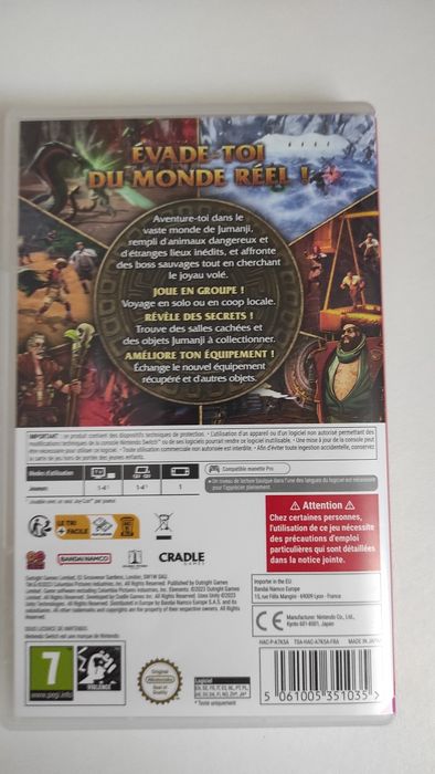 Jogos Nintendo Switch Jumanji Wild Adventures