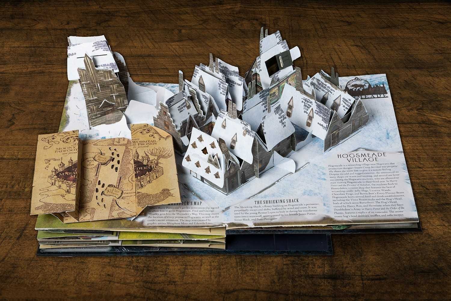 LIVRO 3D Harry Potter: A Pop-Up Guide to Hogwarts RARO, COLECIONADORES