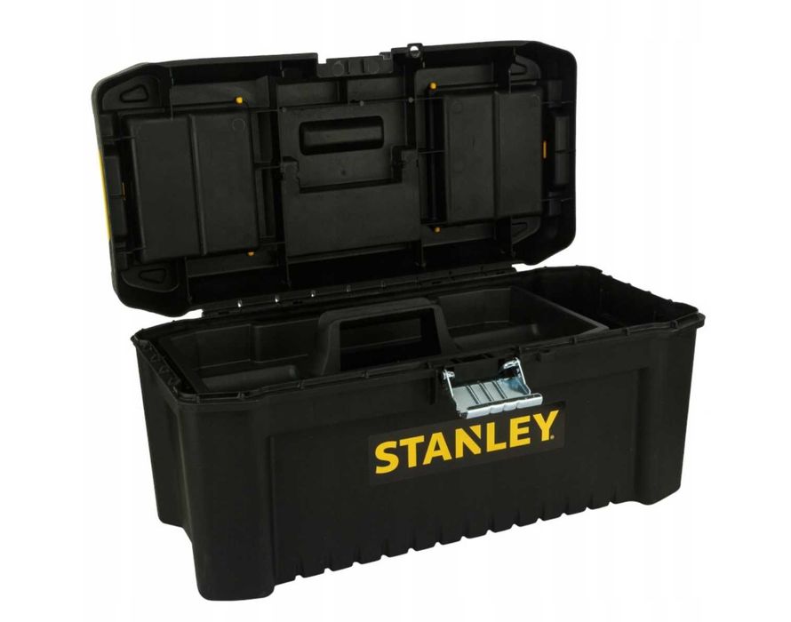 skrzynka essential 16' zatrzaski metal stanley na akcesoria okazja fv