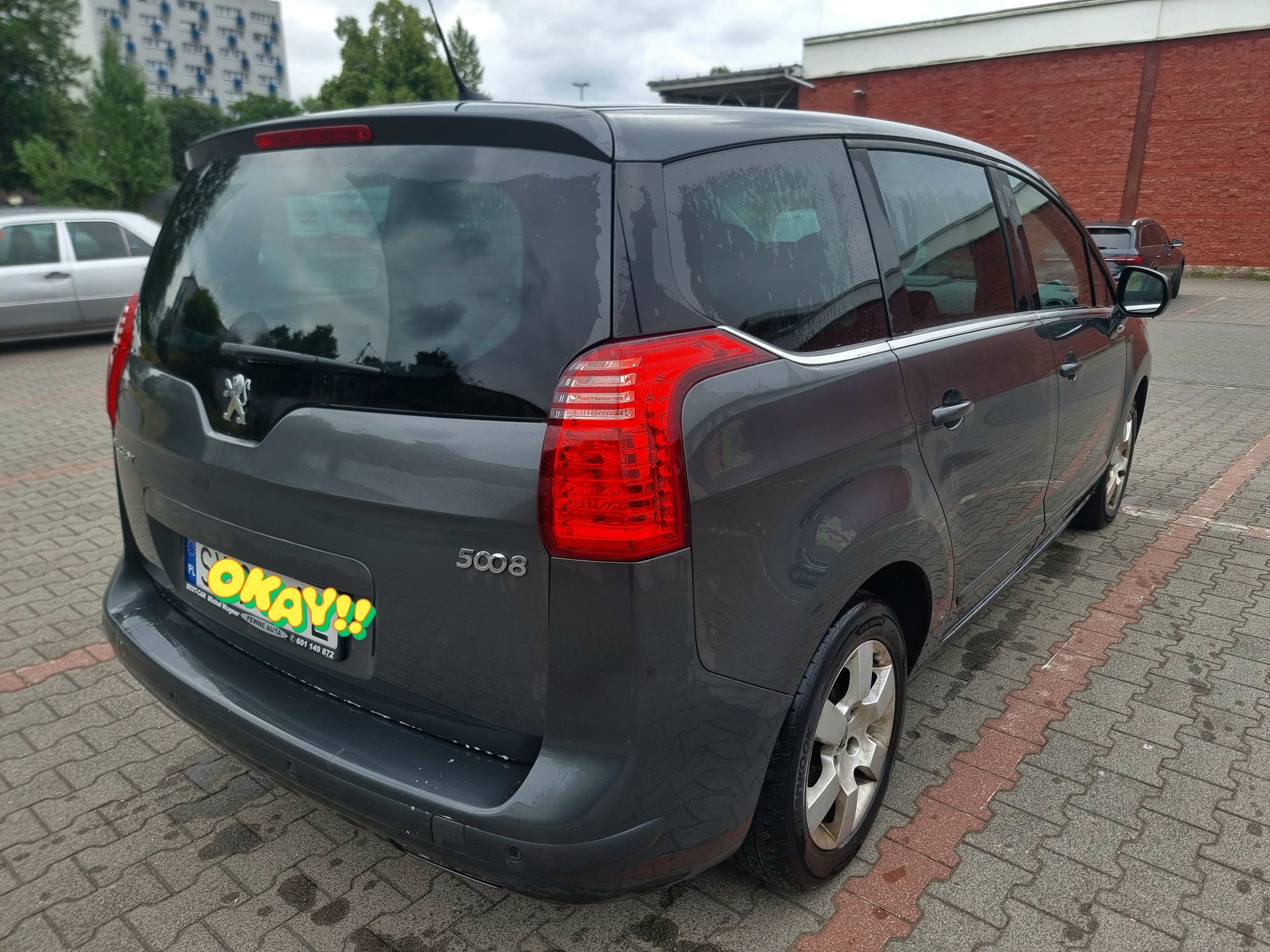 Peugeot 5008 2.0 HDi 150 KM 2009 5-osobowy Panorama Klima Bezwypadkowy